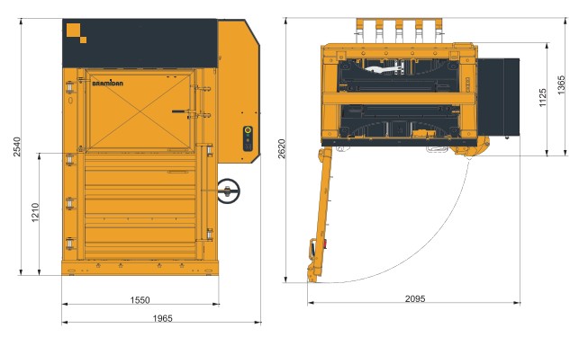 Vertikalna balirka - preša | X50