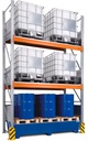 Regal za shranjevanje IBC posod | 3 nivoji za 6x IBC po 1000 litrov | K6-I 