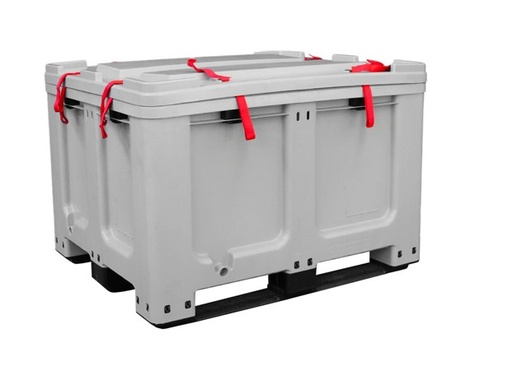 [P955] Industrijski plastični zabojnik za baterije s pokrovom | 1200x1000x780 mm  | P955